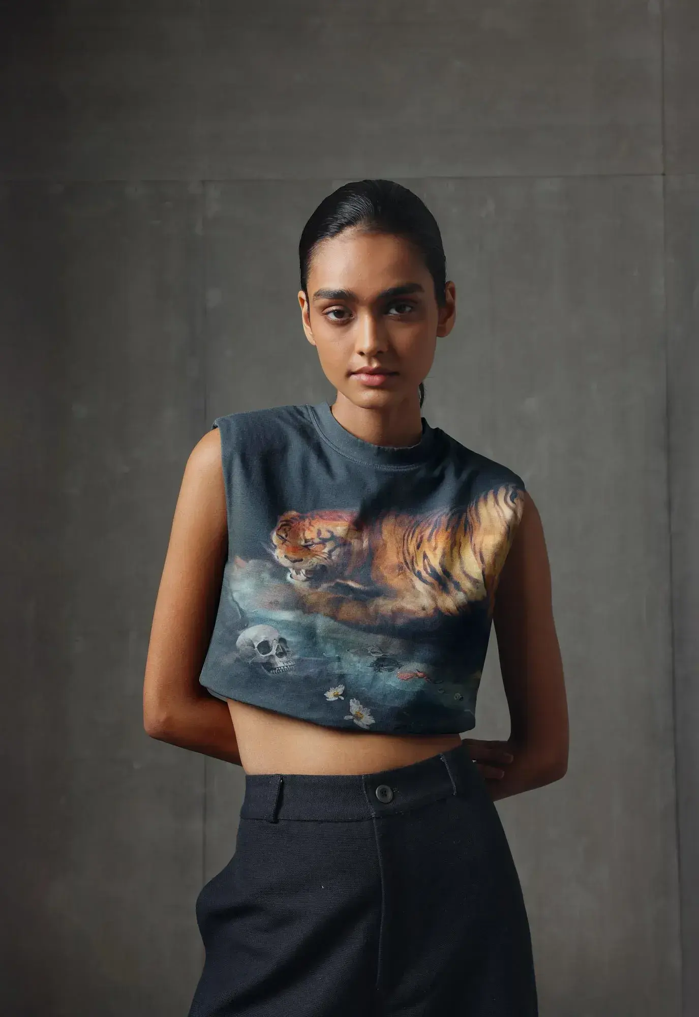 The Four Continents Cropped Tee