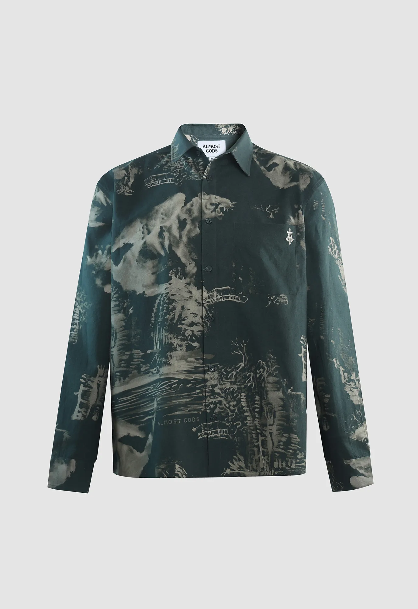 The Terrain Relaxed Shirt in Military Olive