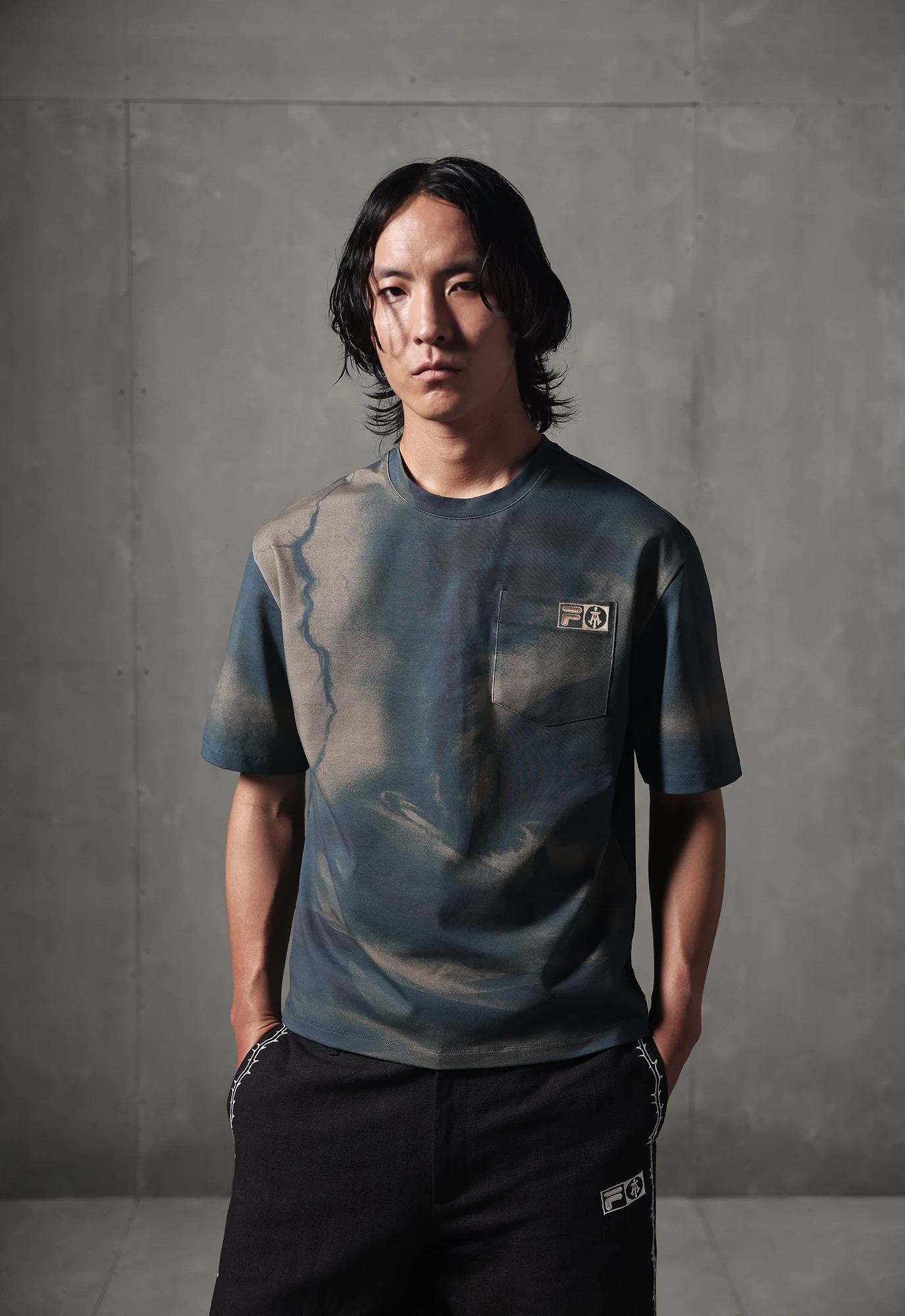 【Rosen Kreuz】BOXY FIT LAYERED DAMAGE TEE BOXY FIT LAYERED DAMAGE TEE – Rosen Kreuz